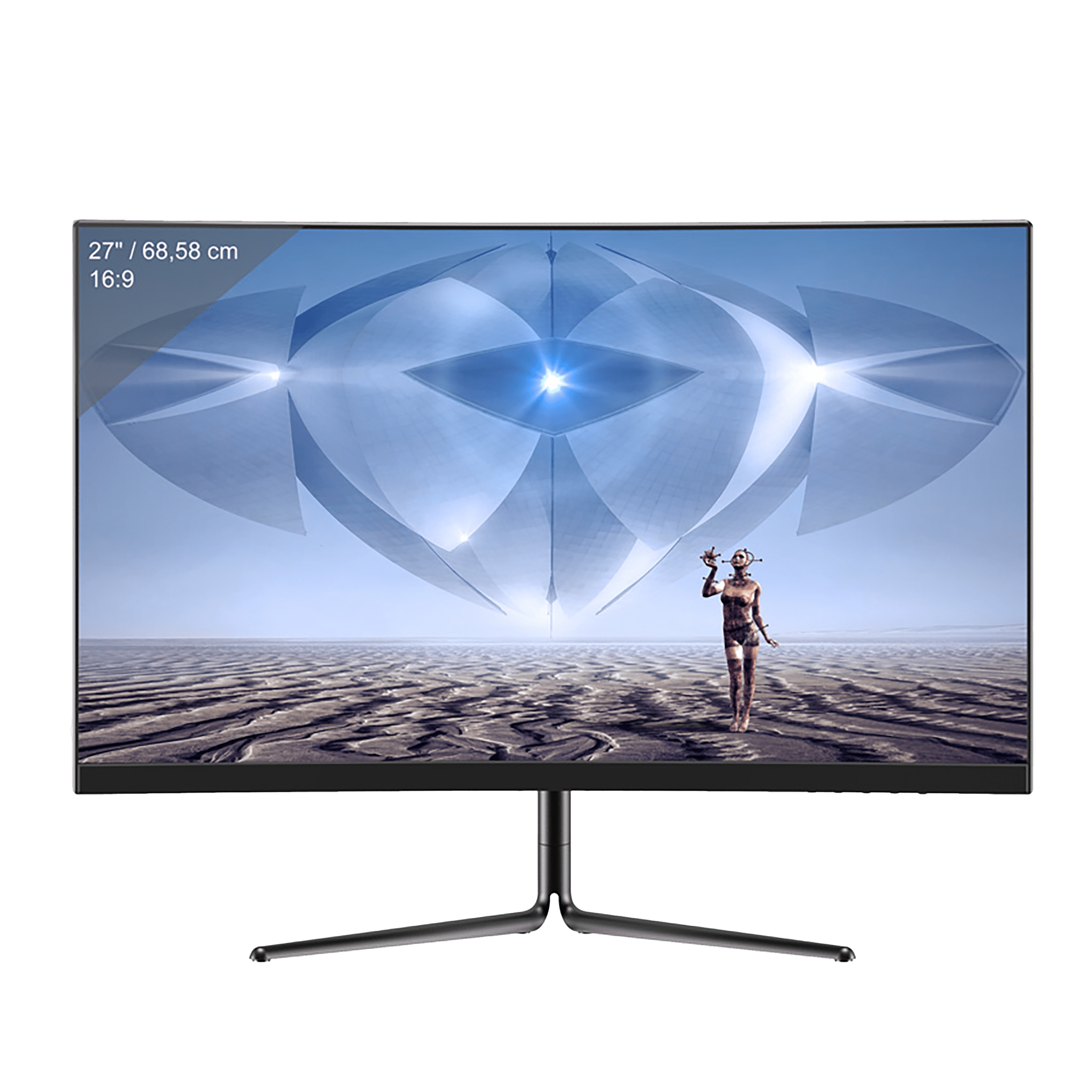 LC-Power 27" (68,58cm) Curved LC-M27-FHD-165-C schwarz 1920x1080 1xDisplayPort / 2xHDMI COPY